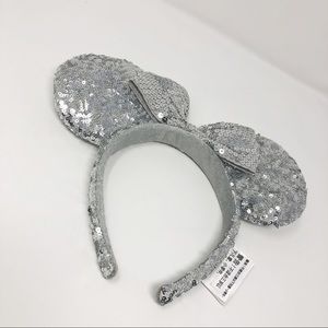 Silver Sequence Minnie Ears | Disney Parks